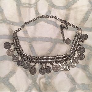 Coined choker/ necklace